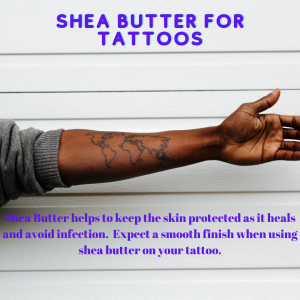 shea butter for tattos