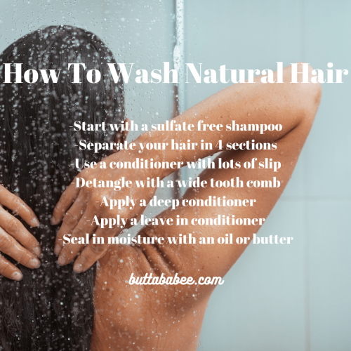 How To Wash Natural Hair